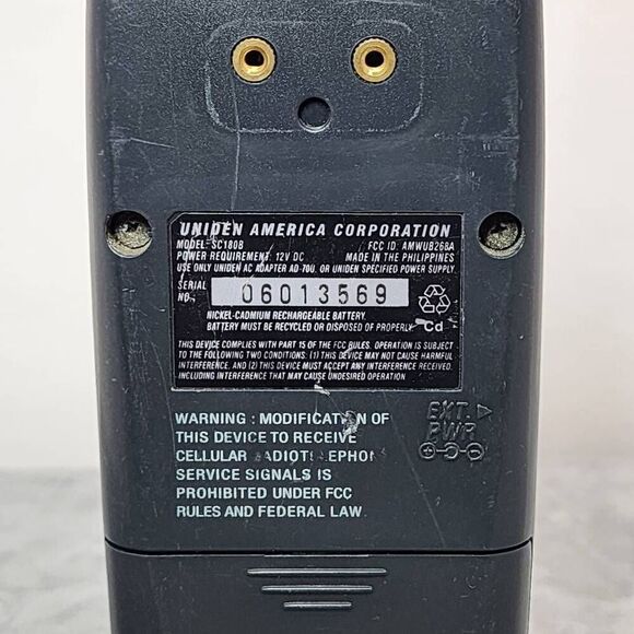 Uniden Sportcat 180 Bearcat SC180B Untested-no battery - Picture 5 of 6